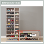 【唯熙傢俱】白辰鋼刷白4尺座式鞋櫃, , large