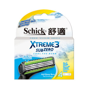 舒適超鋒3刮鬍刀片 4入