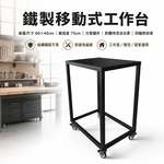 【 SHAONIANNA.TW 】移動工作台｜消光黑鐵件推車桌｜附輪含剎車｜展示・收納・備餐多用途, , large