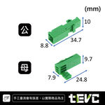 《tevc》0.8 C129 3P 接頭 VOLVO 開門燈 照射地上燈 車燈 公母接頭 汽車 機車 電動車, , large
