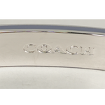 COACH CC Logo 琺瑯及水鑽不可調手環/銀色/紫色/藍色, , large