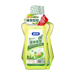 刷樂專業護理漱口水買超值組-綠茶口味750mlx2