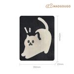 Maogougo貓咪耐抓板(限宅配)少掉屑貓抓板貼牆貓抓板貓抓板貓玩具高磅數瓦楞貓抓板, , large