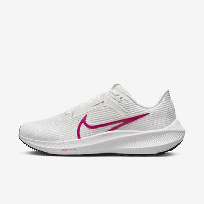 Nike Wmns Air Zoom Pegasus 40 女 慢跑鞋 小飛馬 支撐 白 桃紅 [FV0984-100]