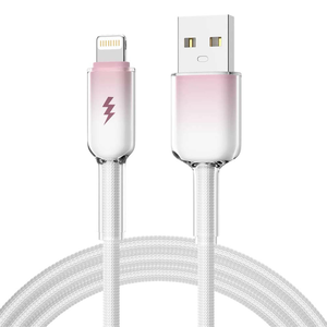 【山水之寶】USB-A to Lightning 100cm 流光幻彩編織系列 快速充電傳輸線 充電線材 iPhone