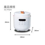 SPT 尚朋堂 5L微電腦壓力電子鍋 SC-PQ55, , large