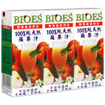 囍瑞100純天然蘋果汁200ml, , large