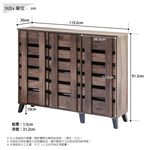 三門透氣鞋櫃 鞋櫃 鞋架 收納櫃 層櫃 書櫃 置物櫃 SC206, 法式橡木色, large