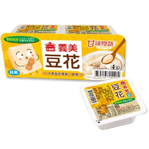 義美非基因改造花生豆花160g*4