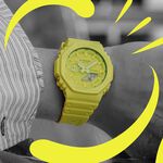 CASIO 卡西歐 G-SHOCK 單色美學 八角 雙顯手錶 GA-2100-9A9, , large