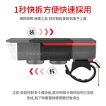 自行車燈【太陽能+USB+喇叭】黑色, , large