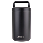 Oasis Food Flask w/handle and spoon 700ml, , large
