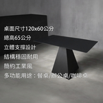 【 SHAONIANNA.TW 】現代簡約造型鐵桌 金屬桌 家用辦公/餐廳適用造型鐵桌 金屬工業風桌 家用餐桌/辦公桌/多功能用途, , large