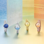 CASIO 卡西歐 SHEEN 海浪漸層女錶-金 SHE-4550G-9A, , large