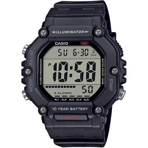 CASIO 卡西歐 大屏幕顯示 10年電力手錶-黑 AE-1600H-1AV
