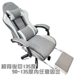 【HTGC】特厚電競椅(升級按摩腰枕+全布面特厚透氣坐墊+可後仰)電腦椅 辦公椅 人體工學椅, , large