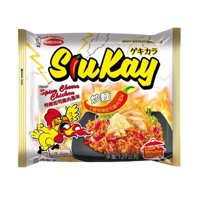 Acecook-Siukay特辣起司雞肉風味炒麵