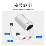 6W-YE-923 air pump motor (dual-hole) includes 2 cylindrical air stones / 6-foot (198cm) duct., , large