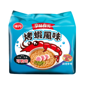 享味食光烤蝦風味袋麵 70g x5