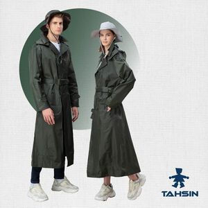 Classic long raincoat