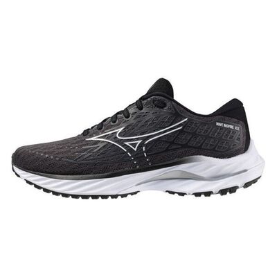 Mizuno Wave Inspire 20 SW 女 慢跑鞋 運動 路跑 超寬楦 支撐 黑白 [J1GD244622]