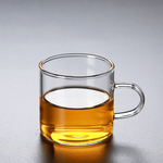 【GlassKing】GK-320 耐熱玻璃杯 六色手把 迷你玻璃杯 試飲杯 咖啡杯 水杯 茶杯 酒杯, , large