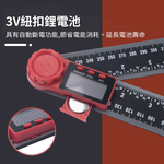 Digital angle ruler &ndash; black/red (plastic) 300mm, , large