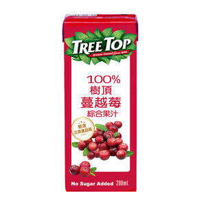 TreeTop 100 Cranberry Fruit Juice 200ml