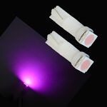 【PA LED】T5 T6.5 SMD LED 排檔燈 儀表燈 中控燈 冷氣燈 面板燈 檔位燈 紅 藍 綠 白 紫, , large