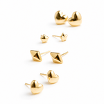 【A'jane】18K金 暖光心動 大愛心耳針 7mm A022410-004 (made in Japan)日本製, , large
