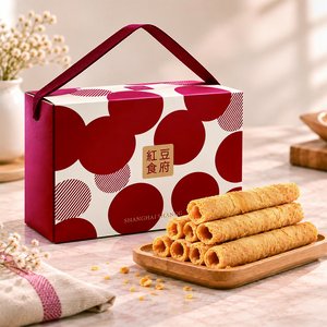 【紅豆食府】臻品蛋捲禮盒  I 36g*6 /盒