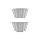 【韓國 SiliPot】鉑金矽膠200ml烘焙模具(L) 2入(可製作 副食品 布丁 果凍 杯子蛋糕 )  規格:L, , large