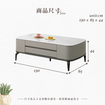 【Hampton 漢汀堡】瑪羅玻璃大茶几, , large
