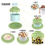 【艾寵聯萌】多功能寵物蛋糕碗（狗碗 貓碗 肉泥碗 防蟻碗 防翻碗 糧食碗 飼料碗）, , large