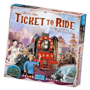 【Asmodee】鐵道任務地圖擴充: 亞洲 英文版  Asia Map Collection 1 En