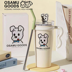 【BEDDYBEAR】杯具熊 巨巨保溫杯 海量系列帶柄吸管杯 900ml （水杯 水壺 隨行杯 茶水分離）, , large