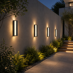 【H&R安室家】光之極線 LED戶外壁燈 玄關燈 庭園燈HR23023, , large