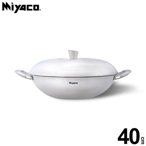 Miyaco 米雅可 Ringo316不銹鋼七層複合金炒鍋IH 40cm-Leidea樂德兒