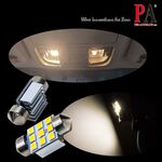 【PA LED】雙尖 28MM 31MM 暖白光 白光 2835 9晶 SMD LED 室內燈 牌照燈 行李箱燈 車廂燈, , large
