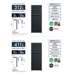 TOSHIBA 東芝 312公升雙門變頻冰箱 星空灰 GR-RT312WE-PMT(52E), , large