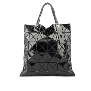 ISSEY MIYAKE BAO BAO LUCENT 6X6 亮面手提包/黑色
