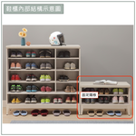 【唯熙傢俱】白辰鋼刷白2.7尺座式鞋櫃, , large