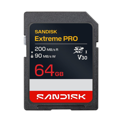 【SanDisk】Extreme PRO 64G SDXC UHS-I U3 V30 相機用記憶卡