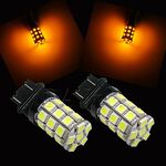 【PA LED】美規 3157 雙芯 30晶 90晶體 SMD LED 煞車燈 倒車燈 方向燈 六色可選, , large