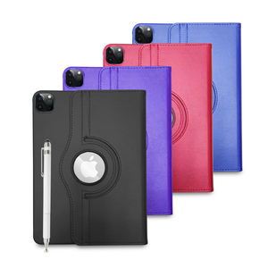 [LP123 Fantasy Rotating Style] iPad Pro 11-inch 2024 Tablet Protective Case (with Precision Stylus Pen)