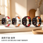 【山水之寶】Apple Watch 44/45/49/S10 46/S11 46mm錶帶鈦原系列弧形雙色典藏不鏽鋼錶帶 附SIM卡針, , large