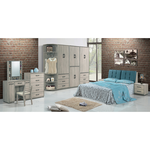 【唯熙傢俱】蘿拉鋼刷灰3.2尺化妝台, , large
