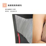辦公椅 電腦椅 網椅 人體工學椅 主管椅 護腰 電競椅 CH1246, 黑色, large