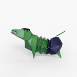 GeckoDesign Dachshund Coin Bank (Hulk), , large