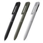 飛龍PENTEL Calme靜暮 三用輕油性筆-0.5mm黑+紅+自動鉛筆(XBXAW355)黑桿, , large